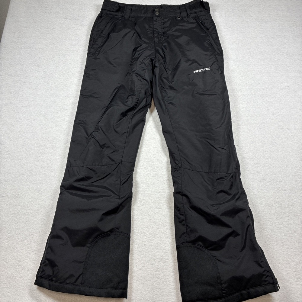 Arctix Snow Pants Womens Medium Black Insulated Zip Pockets Winter Ski Snowboard